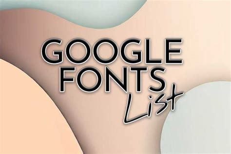 Google Fonts.
